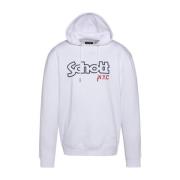 Iconische Sidney Hoodie - Wit Schott NYC , White , Heren