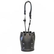 Pre-owned Leather handbags Maison Margiela Pre-owned , Black , Dames