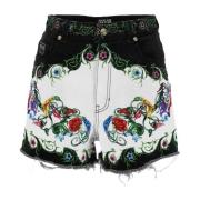 Witte Broeken Shorts Versace Jeans Couture , Multicolor , Dames
