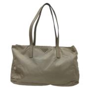 Pre-owned Fabric totes Prada Vintage , Green , Dames