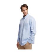 Milano Slim-fit Non-iron Dress Shirt Brooks Brothers , Blue , Heren