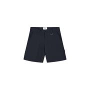 Carpenter Shorts voor Moderne Man Olaf Hussein , Blue , Heren