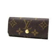 Pre-owned Canvas key-holders Louis Vuitton Vintage , Brown , Dames