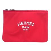 Pre-owned Cotton handbags Hermès Vintage , Red , Dames