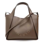 Bruine Logo Crossbody Tas Stella McCartney , Brown , Dames