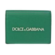 Pre-owned Leather wallets Dolce & Gabbana Pre-owned , Green , Dames