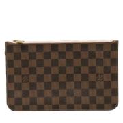 Pre-owned Canvas clutches Louis Vuitton Vintage , Brown , Dames