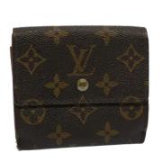 Pre-owned Canvas wallets Louis Vuitton Vintage , Brown , Dames