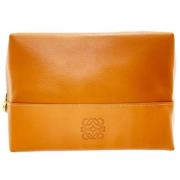 Pre-owned Leather handbags Loewe Pre-owned , Yellow , Dames