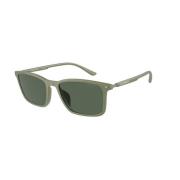 Groen Montuur Donkergroene Lenzen Zonnebril Emporio Armani , Green , H...