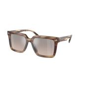 Bruin Zwarte Zonnebril Michael Kors , Brown , Unisex