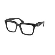 Stijlvolle Zwarte Zonnebril Prada , Black , Dames