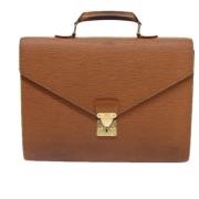 Pre-owned Leather louis-vuitton-bags Louis Vuitton Vintage , Brown , D...