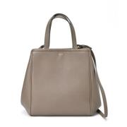 Pre-owned Leather totes Celine Vintage , Gray , Dames