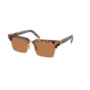 Bruine Carey Zonnebril Model 19P2Z1 Miu Miu , Brown , Unisex