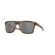 Bruin Montuur Prizm Zwart Gepolariseerde Zonnebril Oakley , Brown , Un...