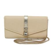 Pre-owned Leather crossbody-bags Chloé Pre-owned , Beige , Dames