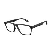 Zwarte Frame Zonnebril Emporio Armani , Black , Unisex