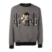 Geborduurde Cactus Crewneck Sweatshirt Dolce & Gabbana , Multicolor , ...
