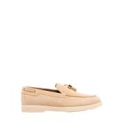 Luxe Velours Schoenen Giuseppe Zanotti , Beige , Dames