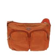 Pre-owned Fabric prada-bags Prada Vintage , Orange , Dames