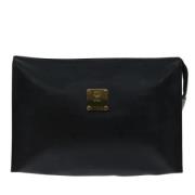 Pre-owned Canvas clutches MCM Pre-owned , Black , Dames