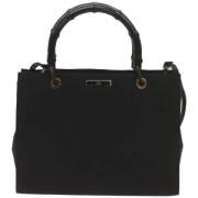 Pre-owned Canvas gucci-bags Gucci Vintage , Black , Dames