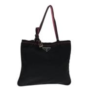 Pre-owned Nylon totes Prada Vintage , Black , Dames