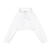 Hoodie Versace , White , Dames