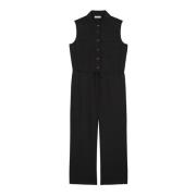 Mouwloze jumpsuit Marc O'Polo , Black , Dames