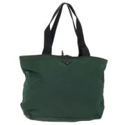 Pre-owned Fabric totes Prada Vintage , Green , Dames