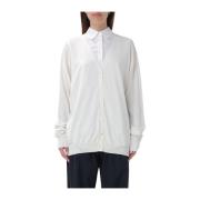 Witte Cardigan Sweater Regular Fit Aspesi , White , Dames