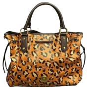 Pre-owned Leather totes MCM Pre-owned , Brown , Dames