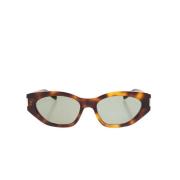 Cateye zonnebril in bruin schildpad Saint Laurent , Multicolor , Dames