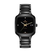 True Square Automatic Diamonds Rado , Black , Dames