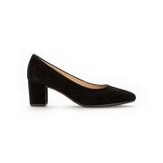 Zwarte Fluwelen Pumps Gabor , Black , Dames