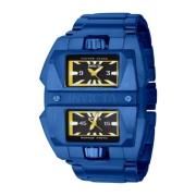 Akula 41710 Heren Quartz Horloge Invicta Watches , Blue , Heren