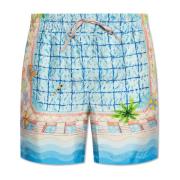 Zijden shorts Casablanca , Multicolor , Heren