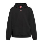 Hoodie S-BOXT-Hood-D Diesel , Black , Heren