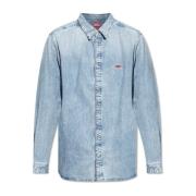 Denim overhemd D-Simply Diesel , Blue , Heren