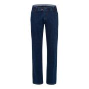 High Comfort Denim Jeans Eurex , Blue , Heren