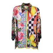 Pre-owned Silk tops Dolce & Gabbana Pre-owned , Multicolor , Dames