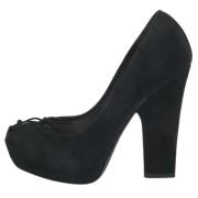 Pre-owned Suede heels Dior Vintage , Black , Dames
