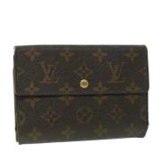 Pre-owned Canvas wallets Louis Vuitton Vintage , Brown , Dames