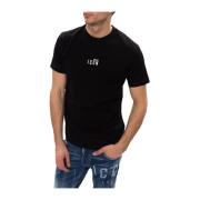 T-shirt met logo Dsquared2 , Black , Heren