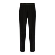 Gekreukte broek Casablanca , Black , Dames