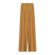 Geplooide broek Senna Max Mara , Brown , Dames