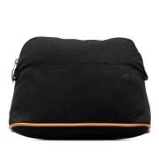 Pre-owned Leather clutches Hermès Vintage , Black , Dames