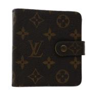 Pre-owned Canvas wallets Louis Vuitton Vintage , Brown , Dames