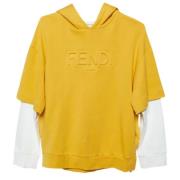 Pre-owned Fabric tops Fendi Vintage , Yellow , Dames
